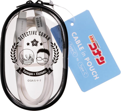 Detective Conan Cable-in Pouch with USB Type-C Cable