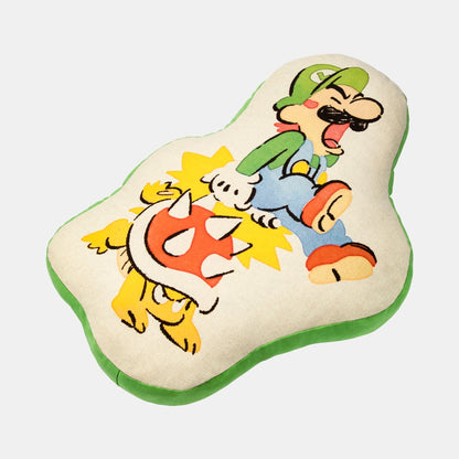 Nintendo Super Mario Family Life Luigi Die-Cut Cushion NSJ_8_ACAAV
