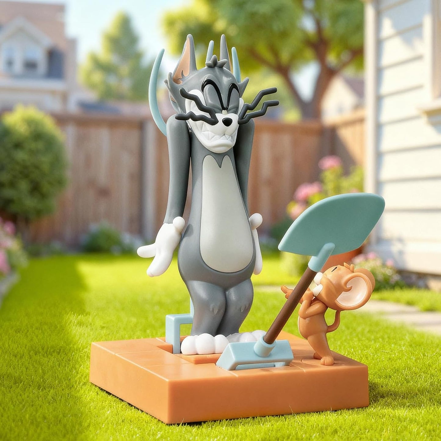 52TOYS Inseparable Chaos Tom and Jerry Wind-Up Figure 4in