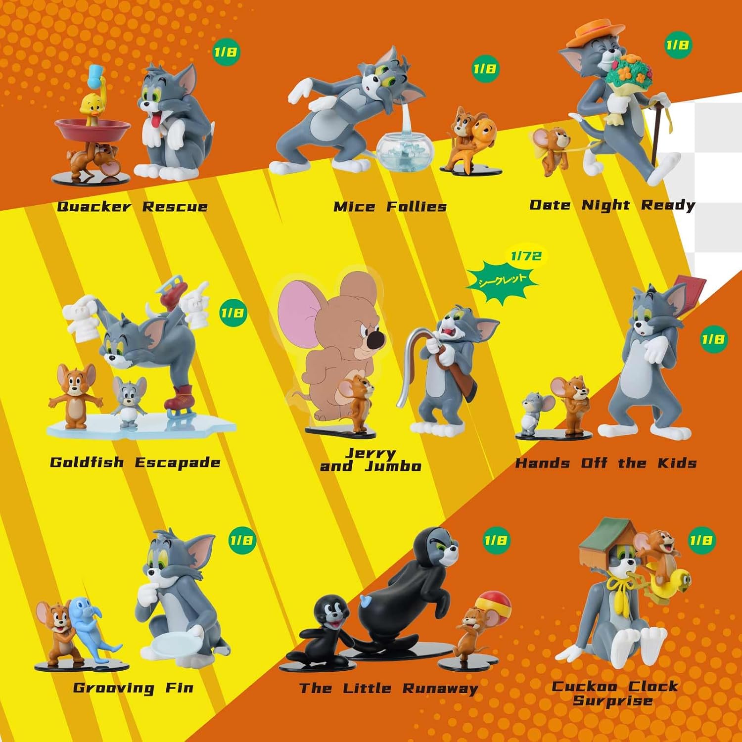 52TOYS Tom and Jerry Co-op Chaos Blind Box PVC Figure