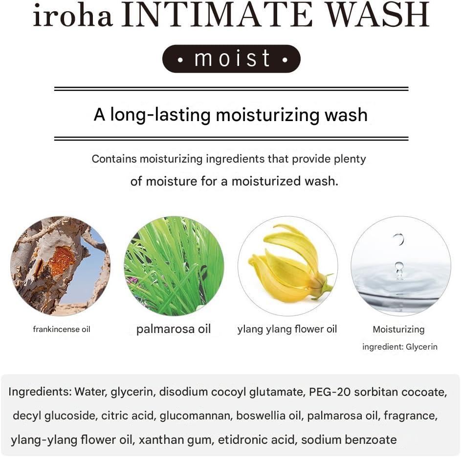 iroha Delicate Zone Soap Intimate Wash Fresh Jasmine Scent (135 ml)