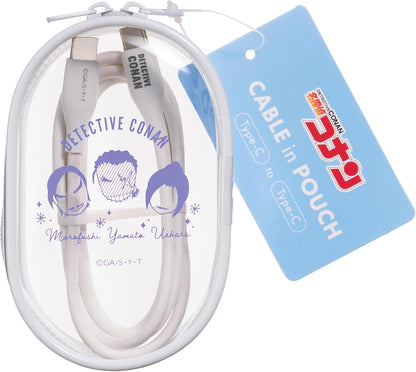 Detective Conan Cable-in Pouch with USB Type-C Cable