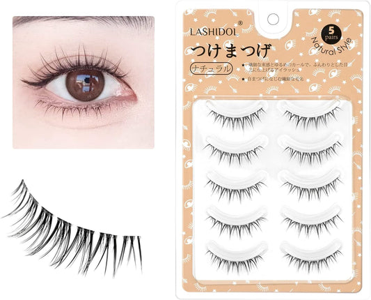 LASHIDOL Natural Eyelashes (manga lash no.04)