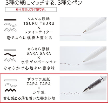 Kokuyo PERPANEP Fountain Pen Preppy Fine Point Black Ink White