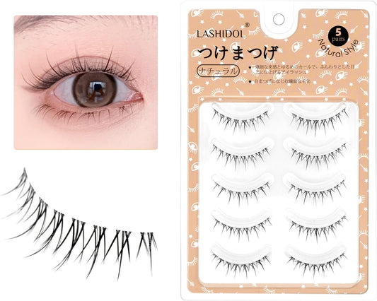 LASHIDOL Natural Eyelashes (manga lash no.02)