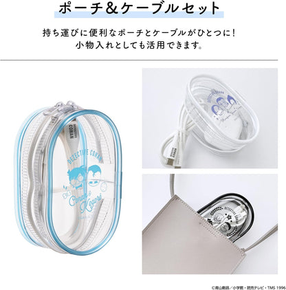 Detective Conan Cable-in Pouch with USB Type-C Cable