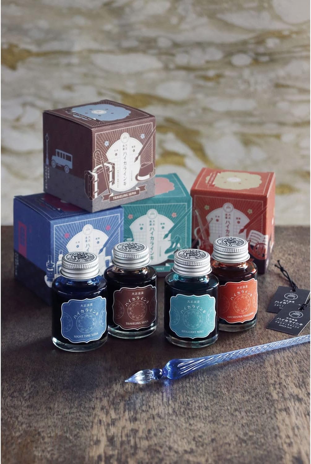Teranishi Chemical Industries Guitar Taisho Romance Fountain Pen Ink 40ml