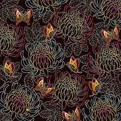 Toyo 010631 Washi Origami Paper 5.9-inch Black 28 Sheets
