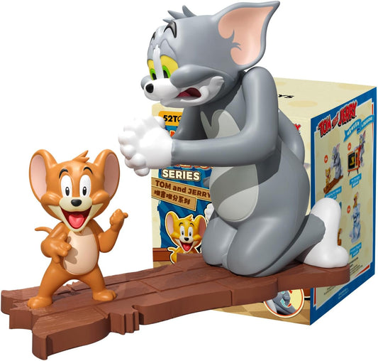 52TOYS Inseparable Chaos Tom and Jerry Wind-Up Figure 4in