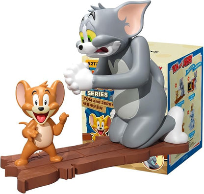 52TOYS Inseparable Chaos Tom and Jerry Wind-Up Figure 4in