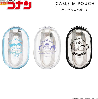 Detective Conan Cable-in Pouch with USB Type-C Cable