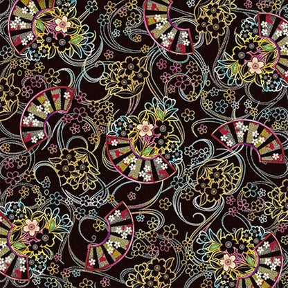 Toyo 010631 Washi Origami Paper 5.9-inch Black 28 Sheets