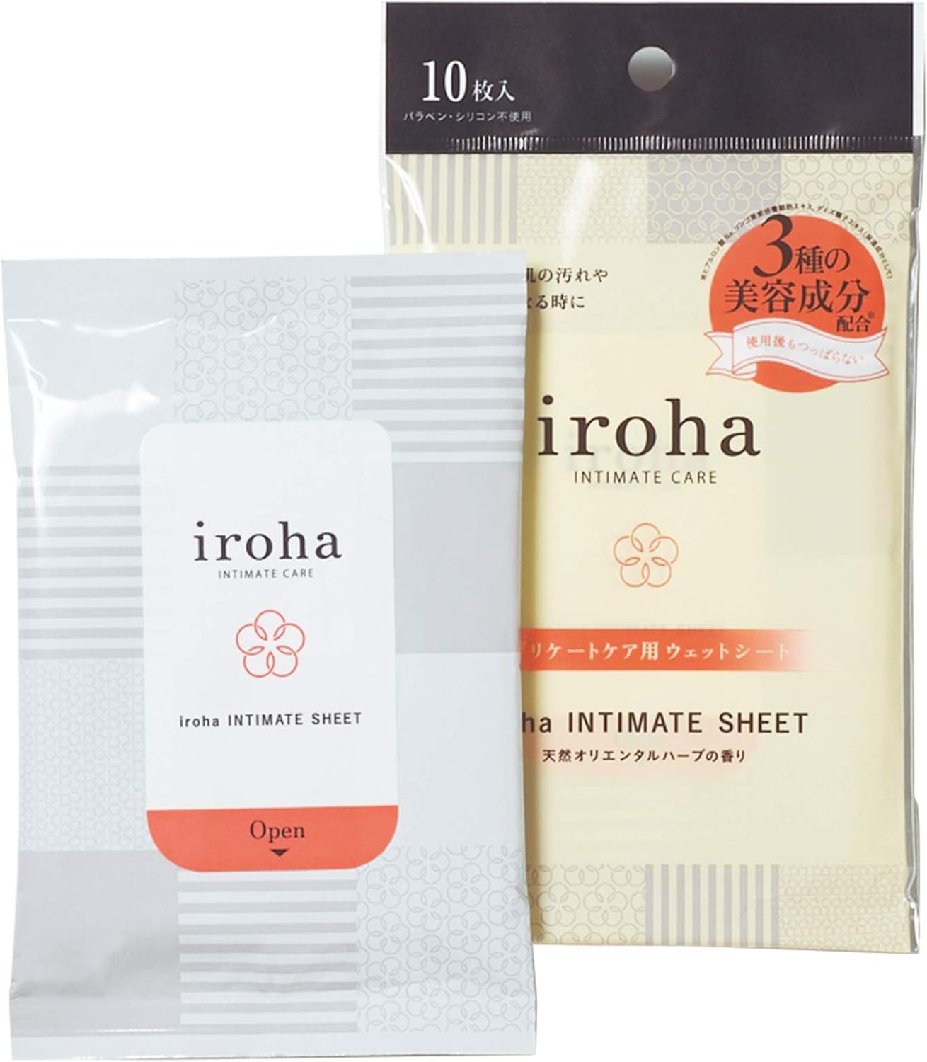 iroha INTIMATE SHEET Set of 2  for Delicate Care  - 20 pieces