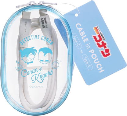 Detective Conan Cable-in Pouch with USB Type-C Cable