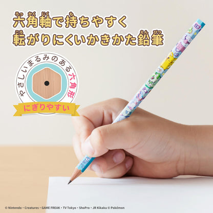 Showa Note Pokemon 2B Graphite Pencils Hexagonal Shaft Pack of 12