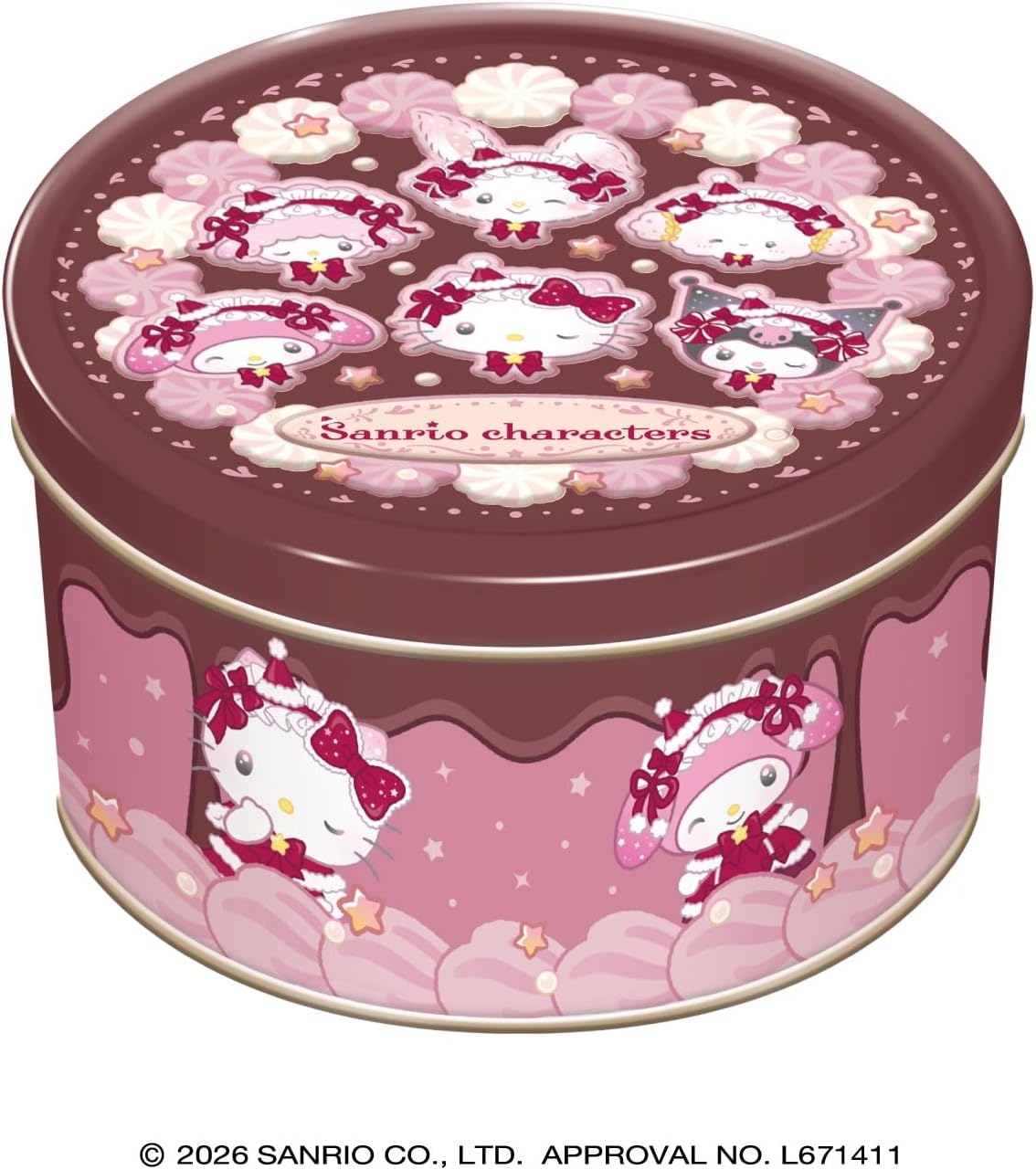 Sanrio Characters Holiday Lolita Whole Cake Can