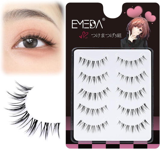 EMEDA Eyelashes Natural Eye Core  Lifestyle Makeup (N-2353) - 5 Pairs