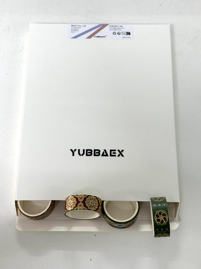 YUBBAEX Chinese Style Washi Tape Set 20 Rolls Gold Foil 0.6-inch