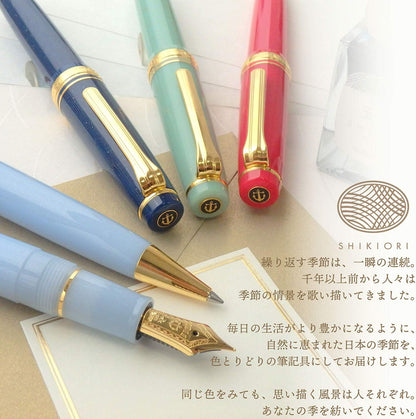 Sailor Shikiori Otogibanashi Fountain Pen 14k Gold Nib Medium-Fine