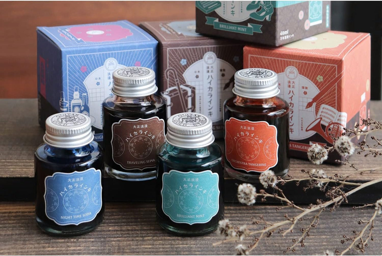Teranishi Chemical Industries Guitar Taisho Romance Fountain Pen Ink 40ml