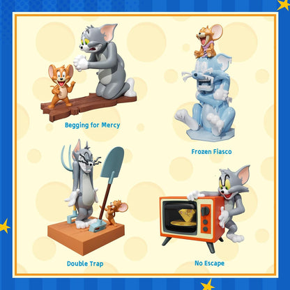 52TOYS Inseparable Chaos Tom and Jerry Wind-Up Figure 4in