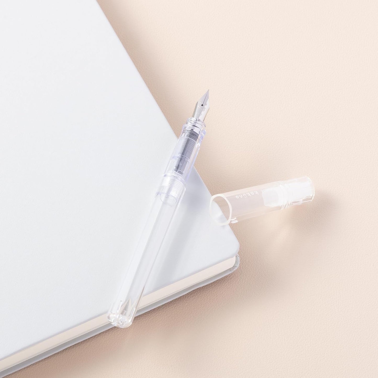 Pilot Kakuno Fountain Pen Transparent Body Refillable Writing Instrument