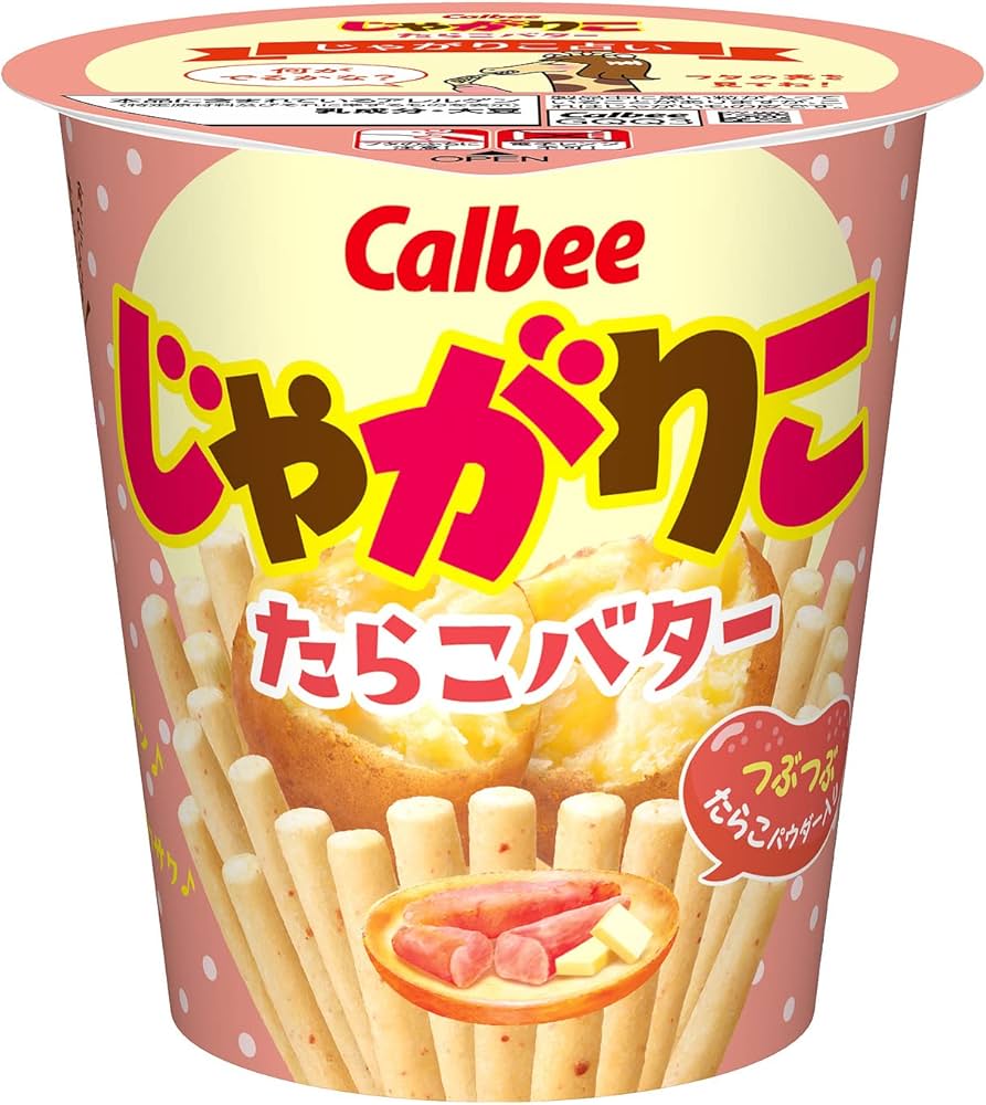 Calbee Jagarico Potato Sticks (Tarako Butter Flavor)