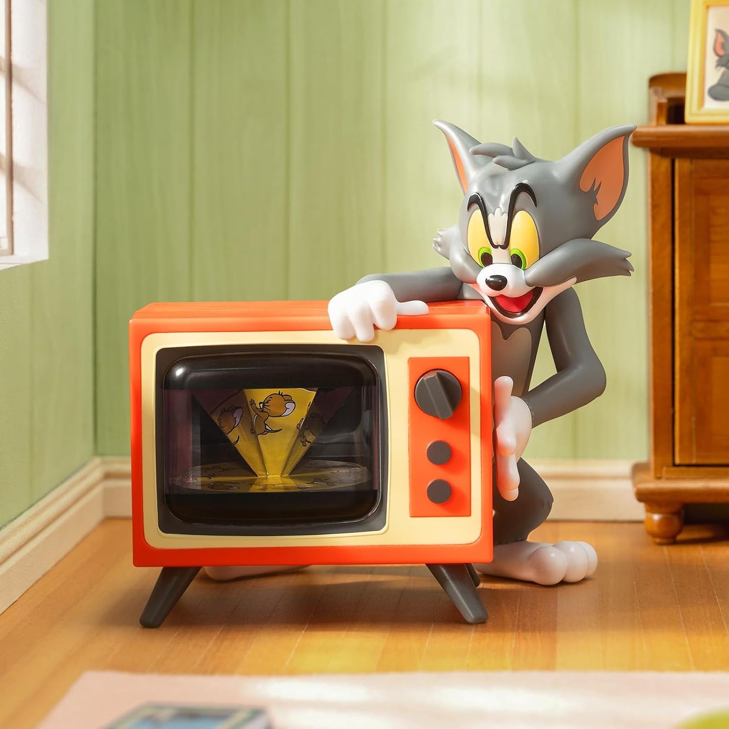 52TOYS Inseparable Chaos Tom and Jerry Wind-Up Figure 4in