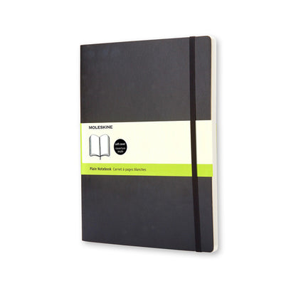 Moleskine Classic Hardcover Plain Notebook XL Size Black