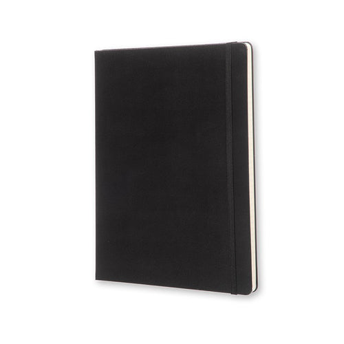 Moleskine Classic Hardcover Plain Notebook XL Size Black