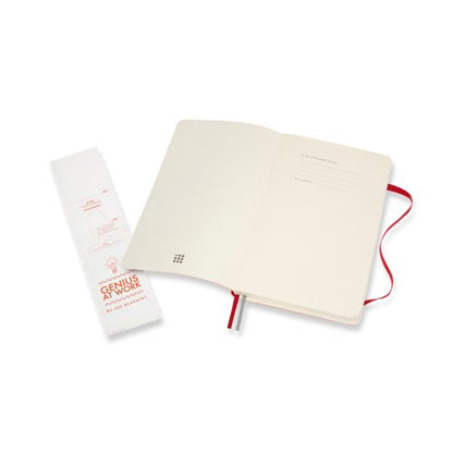 Moleskine Classic Expanded Notebook Soft Cover Large Ruled Red