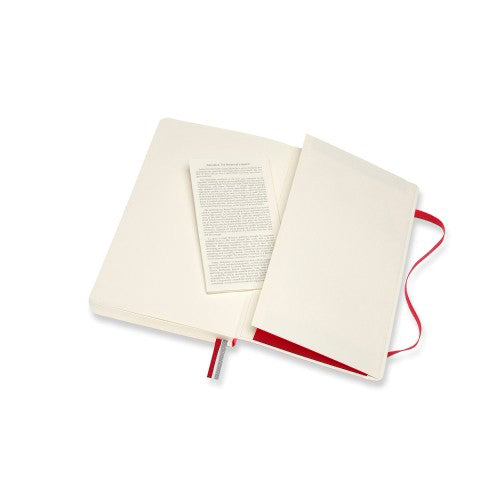 Moleskine Classic Expanded Notebook Soft Cover Large Ruled Red