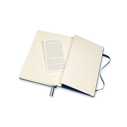 Moleskine Classic Expanded Hardcover Notebook Ruled Large Blue 8.27x5.12in