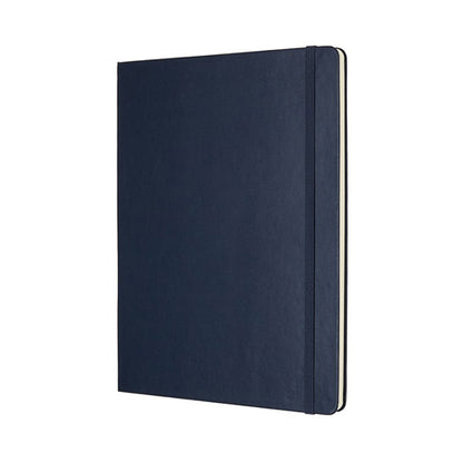 Moleskine Classic Hardcover Notebook Plain XL 9.8x7.5in Blue