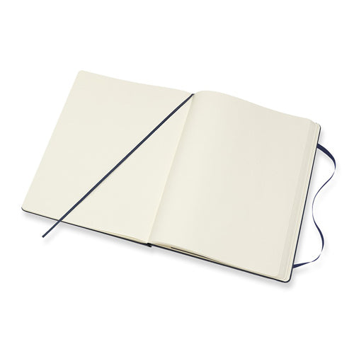 Moleskine Classic Hardcover Notebook Plain XL 9.8x7.5in Blue