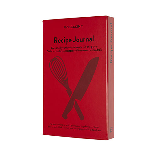 Moleskine Passion Journal Recipe Notebook Hardcover Large Red