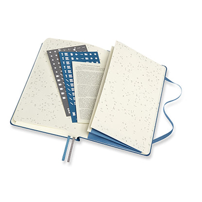 Moleskine Passion Journal Book Hardcover Large Steel Blue