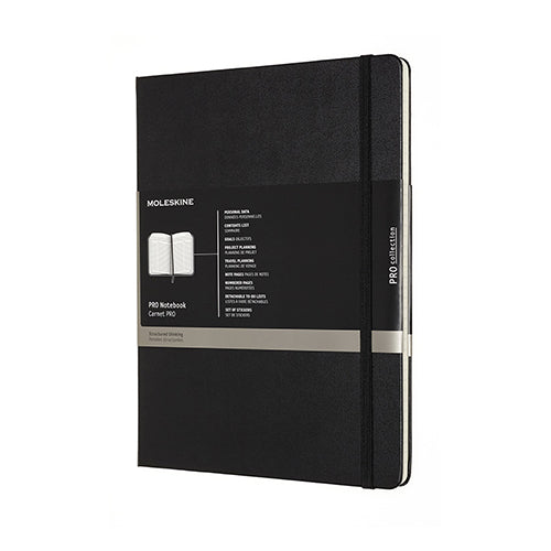 Moleskine Pro Collection Professional Notebook Hardcover XL Black