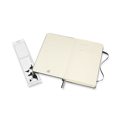 Moleskine Classic Expanded Hardcover Squared Notebook Large Black