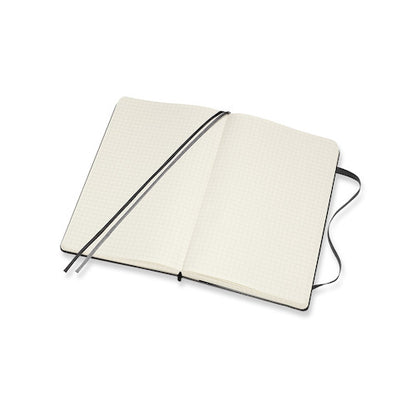 Moleskine Classic Expanded Hardcover Squared Notebook Large Black