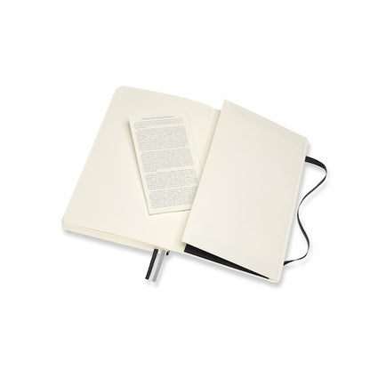 Moleskine Classic Expanded Notebook Softcover Large Plain Black