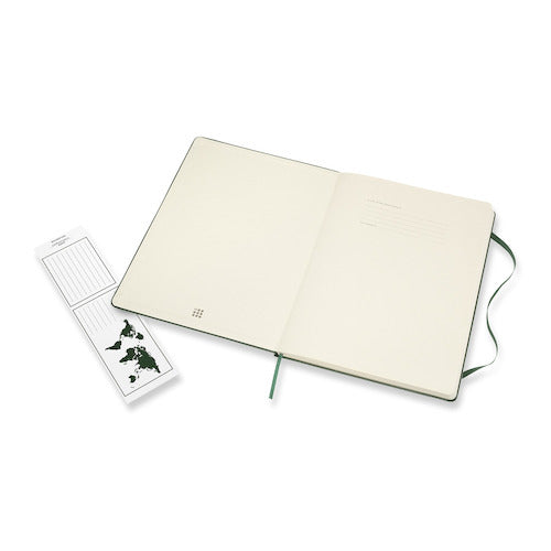Moleskine Classic Hard Cover Notebook Plain XL Myrtle Green