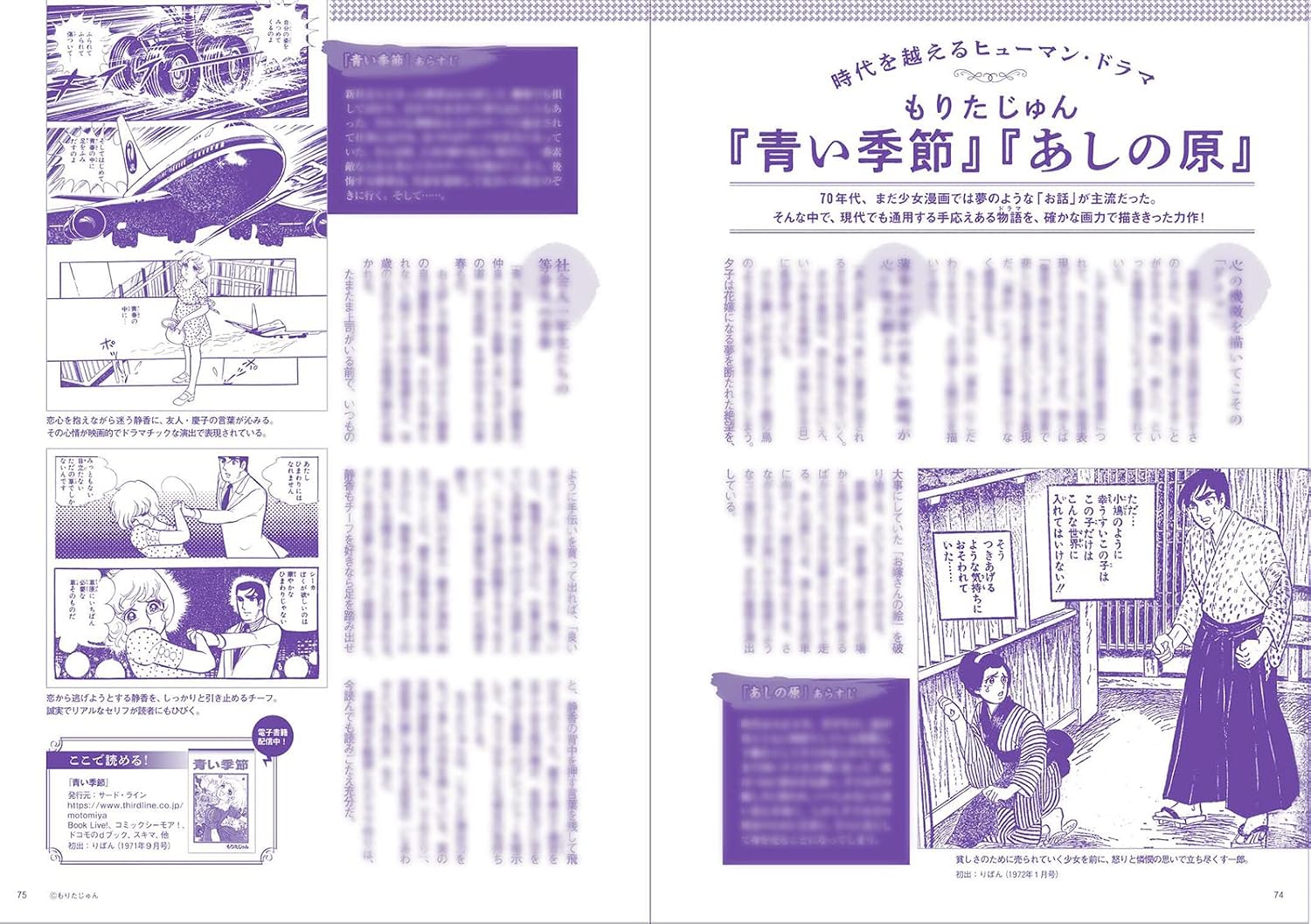 Nostalgic 70s Shojo Manga Guidebook by Futabasha Super Mook