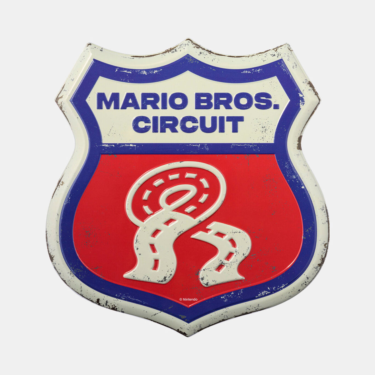 Nintendo Mario Kart World Tin Style Sign Red NSJ_8_CWAA8