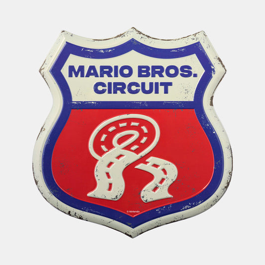 Nintendo Mario Kart World Tin Style Sign Red NSJ_8_CWAA8