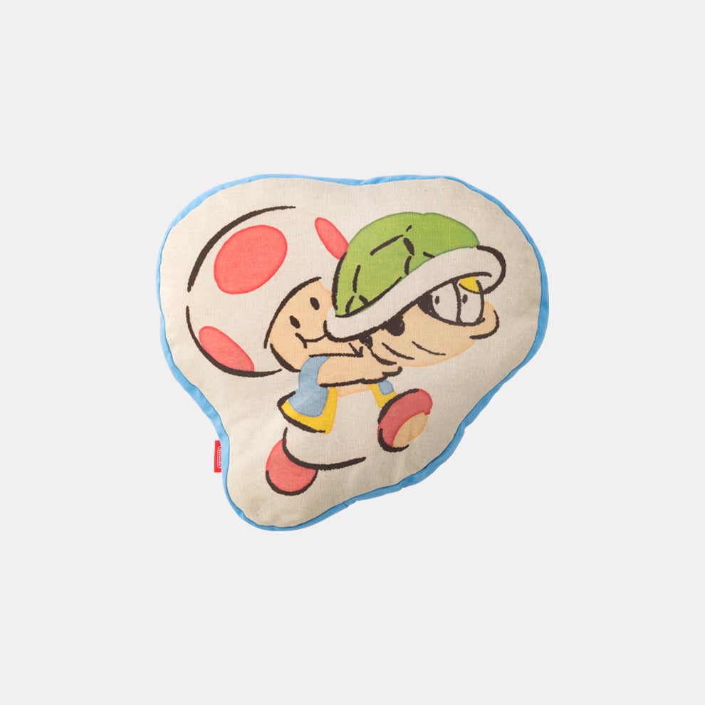 Nintendo Super Mario Family Life Toad Die-Cut Cushion NSJ_8_ACAAW