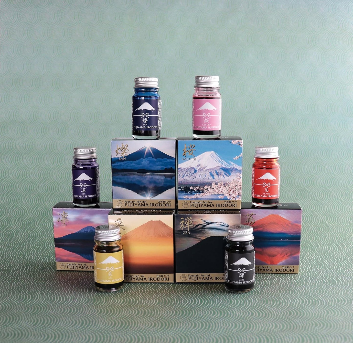 Teranishi Chemical Fujiyama Irodori Fountain Pen Ink 12ml