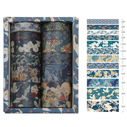 Songdao Kyoto Style Washi Masking Tape Set 12 Rolls