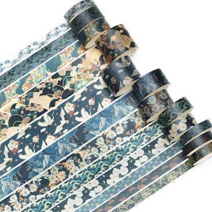 Songdao Kyoto Style Washi Masking Tape Set 12 Rolls