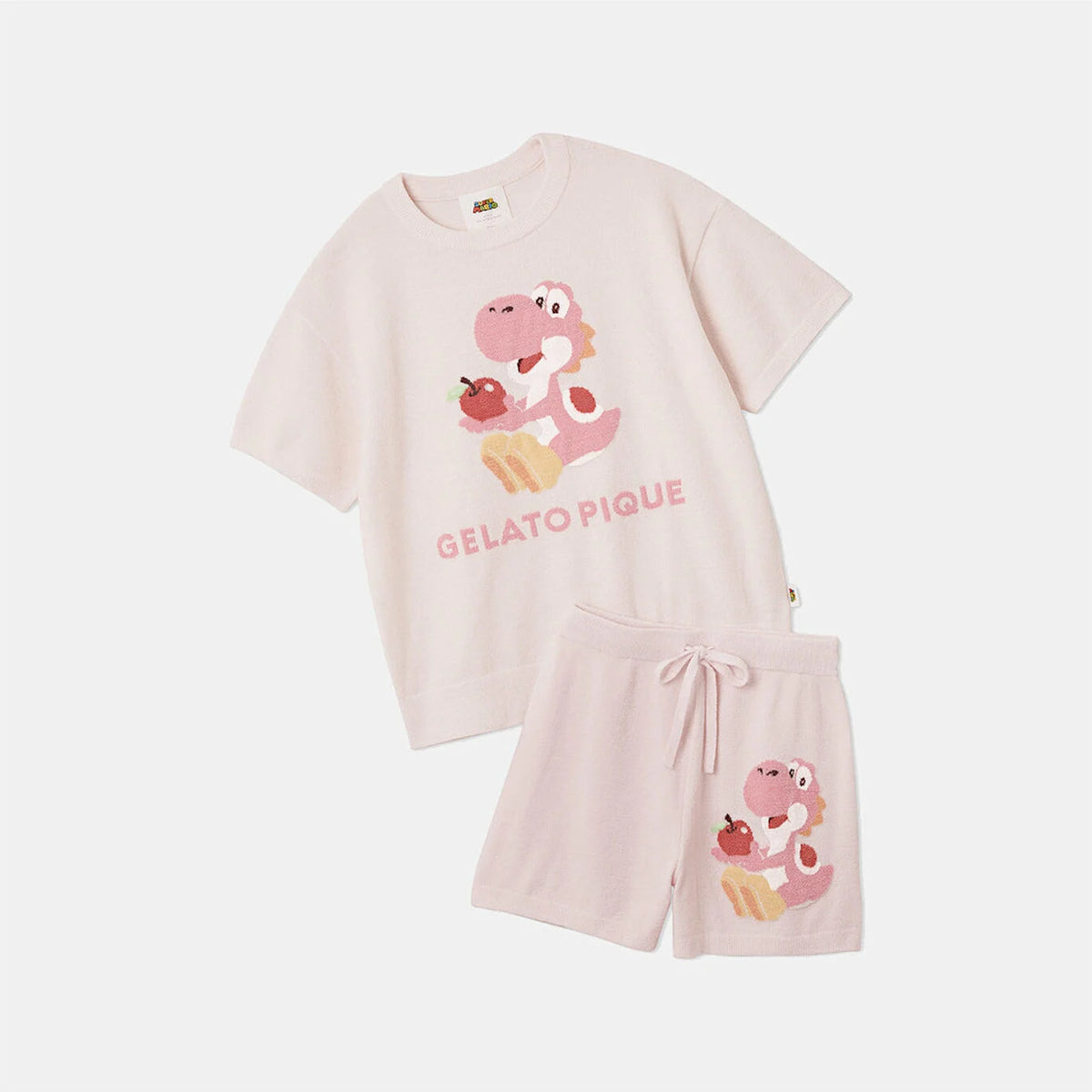 Nintendo Super Mario Women's Toad Jacquard Pullover Shorts Set